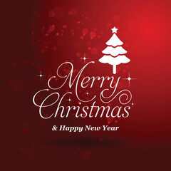 merry christmas greeting card