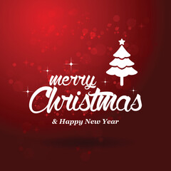 merry christmas greeting card