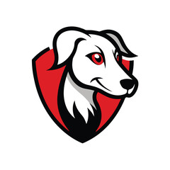 vector illustration of a dog