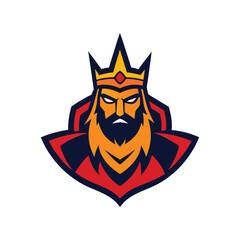 vector illustration of a lion face