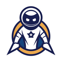 vector illustration of a cartoon pirate