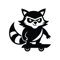 black cat with sunglasses