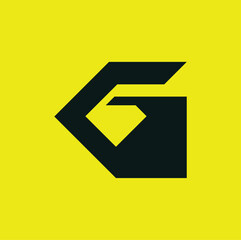 Letter G Diamond Elegant