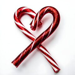 heart shaped candy canes