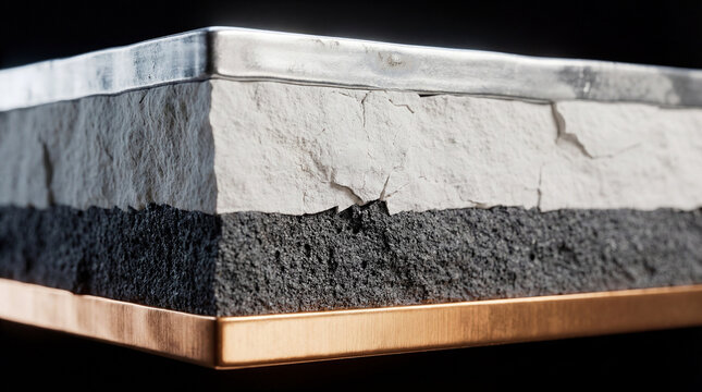 Macro Cross-Section Texture of Solid State Battery Layers