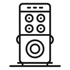 Smart Speaker Vector Icon Design Modern Audio Technology Illustration Design