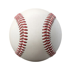 Classic White Baseball with Red Seams Sports Equipment and Game Day Excitement for Fans and Players
