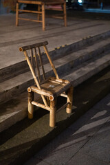 old bamboo  chair