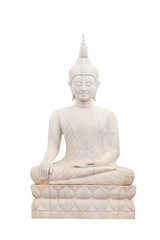 Buddha statue isolated on white background