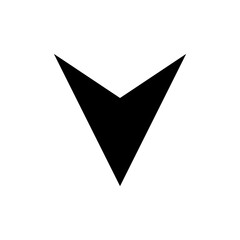 Letter V logo. Logo design. Template elements. Geometric abstract logo