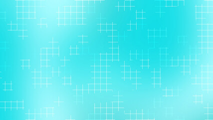 Light Blue Grid Line Abstract Background with White Geometric Pattern