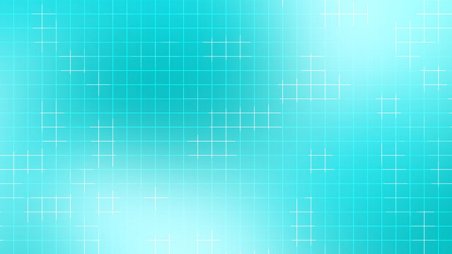 Light Blue Grid Line Background with White Cross Sparkle Pattern