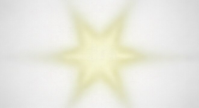 Abstract yellow light burst on white grid texture background