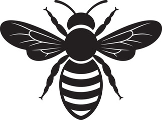 Bee Svg vector silhouette illustration