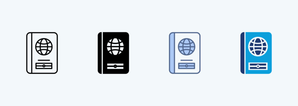 Pasport Multiple Style Icon Collection