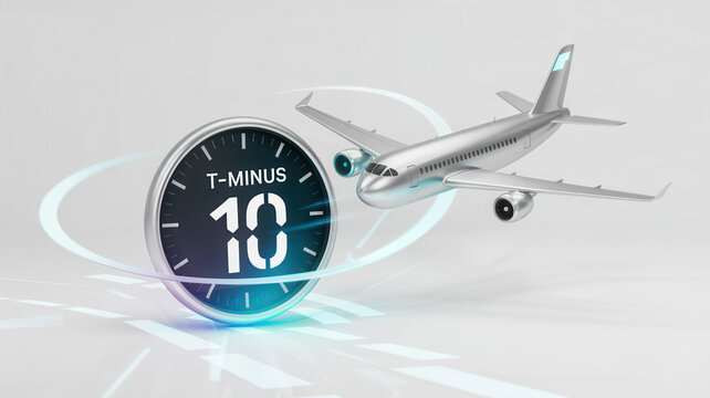 Best time to book flights travel hacks for jet-setters airport departure lounge digital art minimalist design