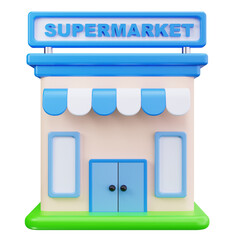 Supermarket Building Exterior