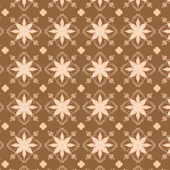 Light Brown Floral Pattern
