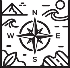 Camping Adventure Icon Set &ndash; Outdoors, Hiking & Nature Elements
Minimalist Wilderness Icons &ndash; Camping, Mountains, Compass & Fire
Outdoor Survival Line Art &ndash; Boots, Tent, Knife & Campfire Designs