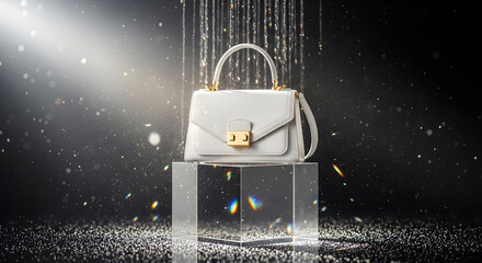White Serenity: A Portrait of Luxury women bag
