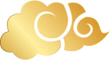 Gold Chinese Auspicious Cloud