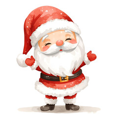 santa claus on white background