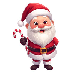 santa claus isolated on white