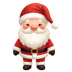 santa claus isolated on white