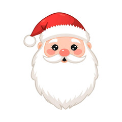 santa claus isolated on white