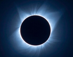 Spectacular corona of a total solar eclipse reveals radiant light