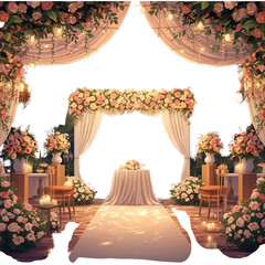 Wedding party decoration 