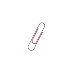 Baby Pink Paperclip, Junk Journal, Full View, Isolated PNG &ndash; Luxury Stationery