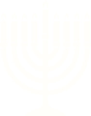 Celebrate Hanukkah with a bright menorah lighting graphic with warm colors