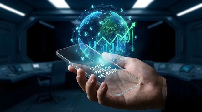 Global Fintech Network Digital Business Growth Technology Technology Photo