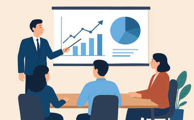 Business people in a meeting room