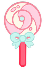 Fototapeta premium Christmas Lollipop