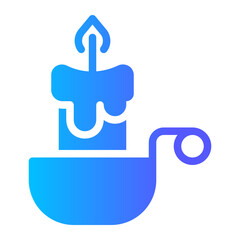 christmas candle icon