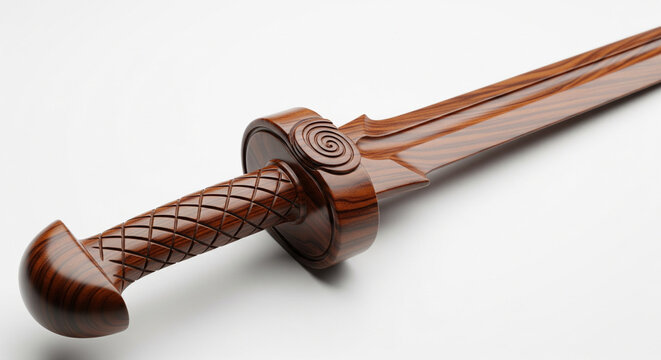 Antique crossed metal wrenches and sharp steel swords are isolated old vintage working tools and equipment objects