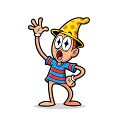 A boy engaging in online learning with a teacher and student visible on a laptop screen.