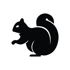 Squirrel icon, animal, cute animal, cartoon animal