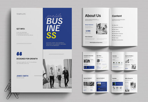 Creative Corporate Business Profile Document