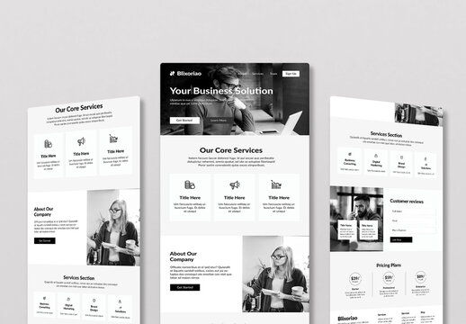 Creative Landing Page Design