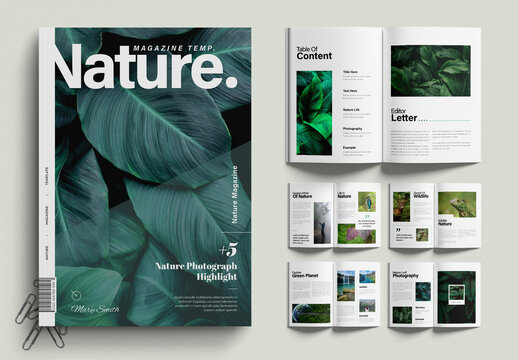 Nature Magazine Template
