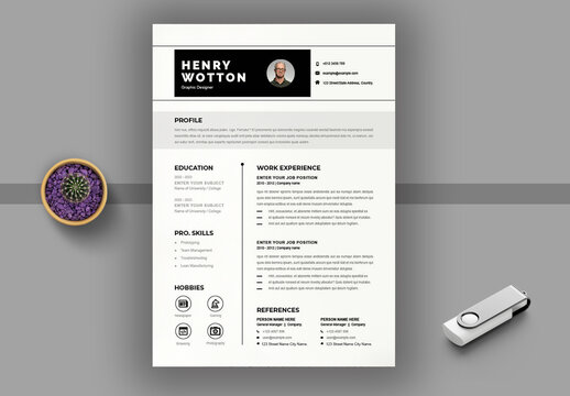 Resume Template Layout