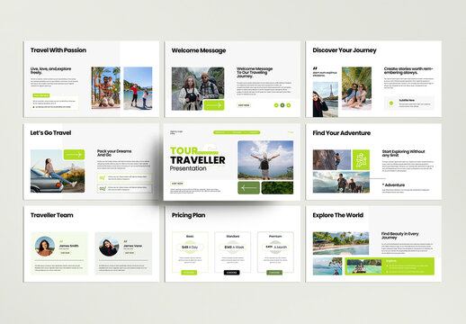 Tour & Traveller Presentation Template
