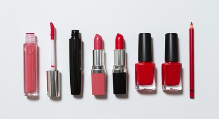 lipstick isolated on white background