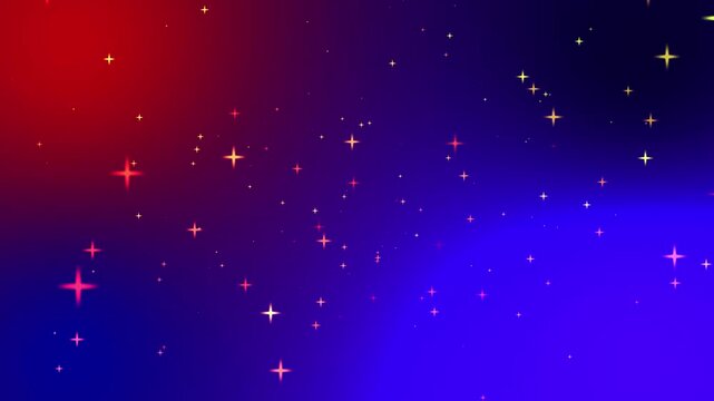  Sparkles pulsing emitting stars drifting down fading to show cosmic dispersion sparkles twinkling and blinking in universe space. Starr  milky way stars twinkle clubs audiovisual show and performance