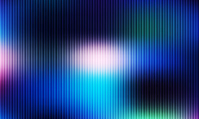 Modern vertical striped background with glowing color spectrum illustration