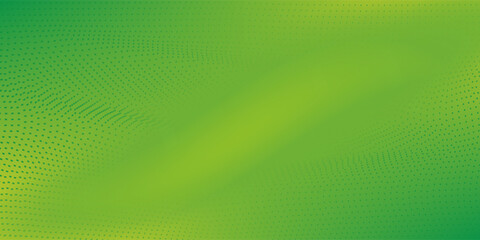Yellow green halftone dots gradient pattern background texture.