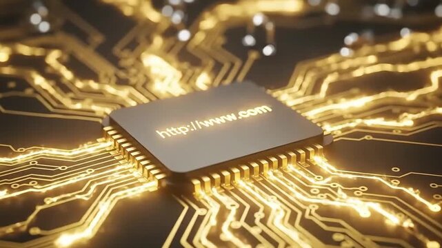 Global Internet Connection http www com on a Microchip